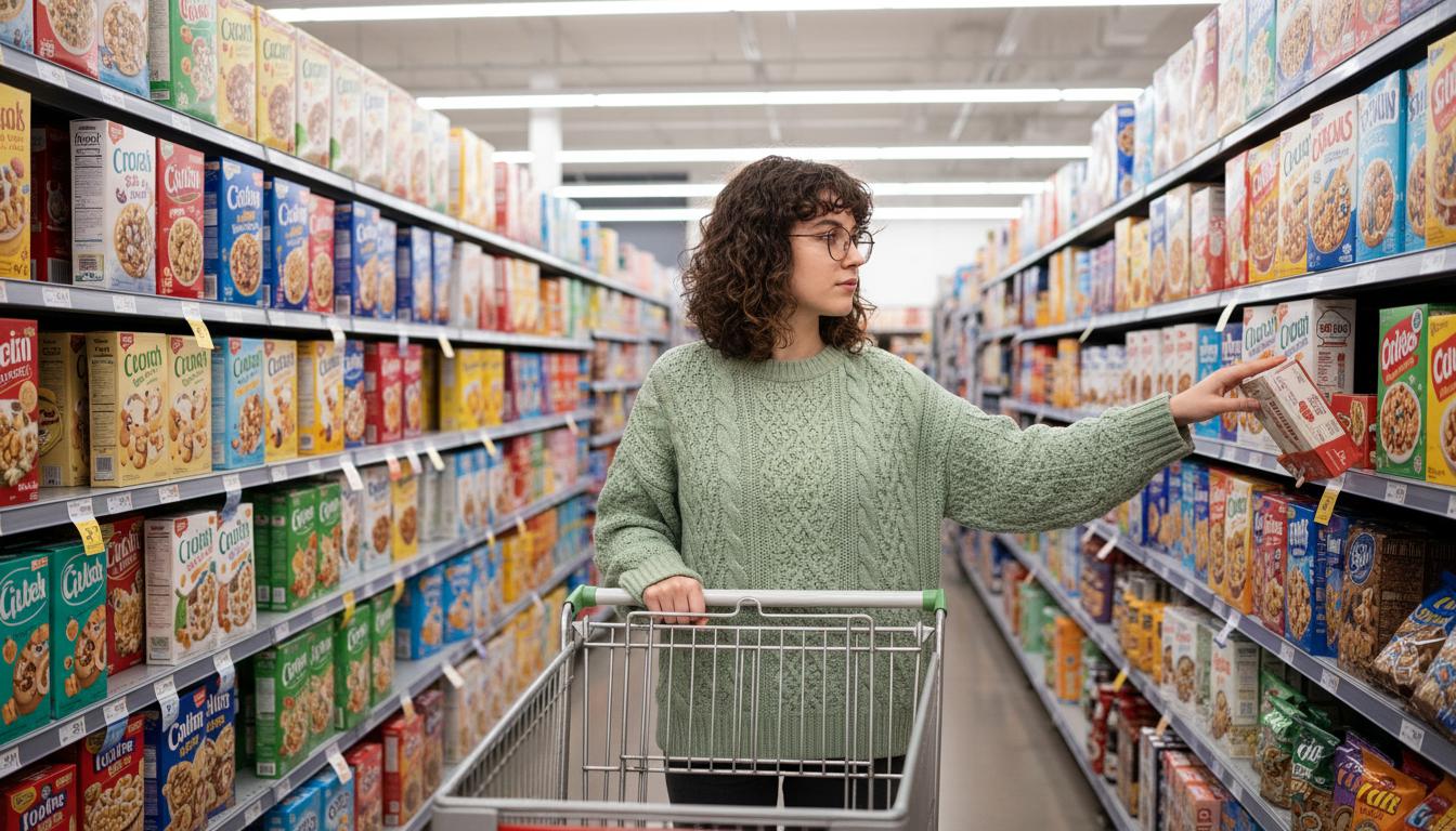 Grocery store aisle
